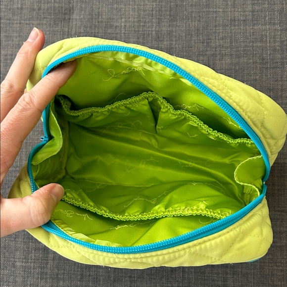 Vera Bradley Cosmetic Bag. Approximately 7” long and 9” wide. - Picture 4 of 6